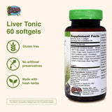 Tonico hepatico Herbs Etc: cápsulas para apoyo general del hígado
