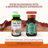 Tonico hepatico Herbs Etc: mezcla de ingredientes clave para bienestar hepático