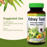 Herbs Etc Tonico Renal: tomar con agua ofrece un consumo práctico.