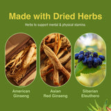 Herbs Etc. Ultimate Ginseng energía natural para jornadas activas.