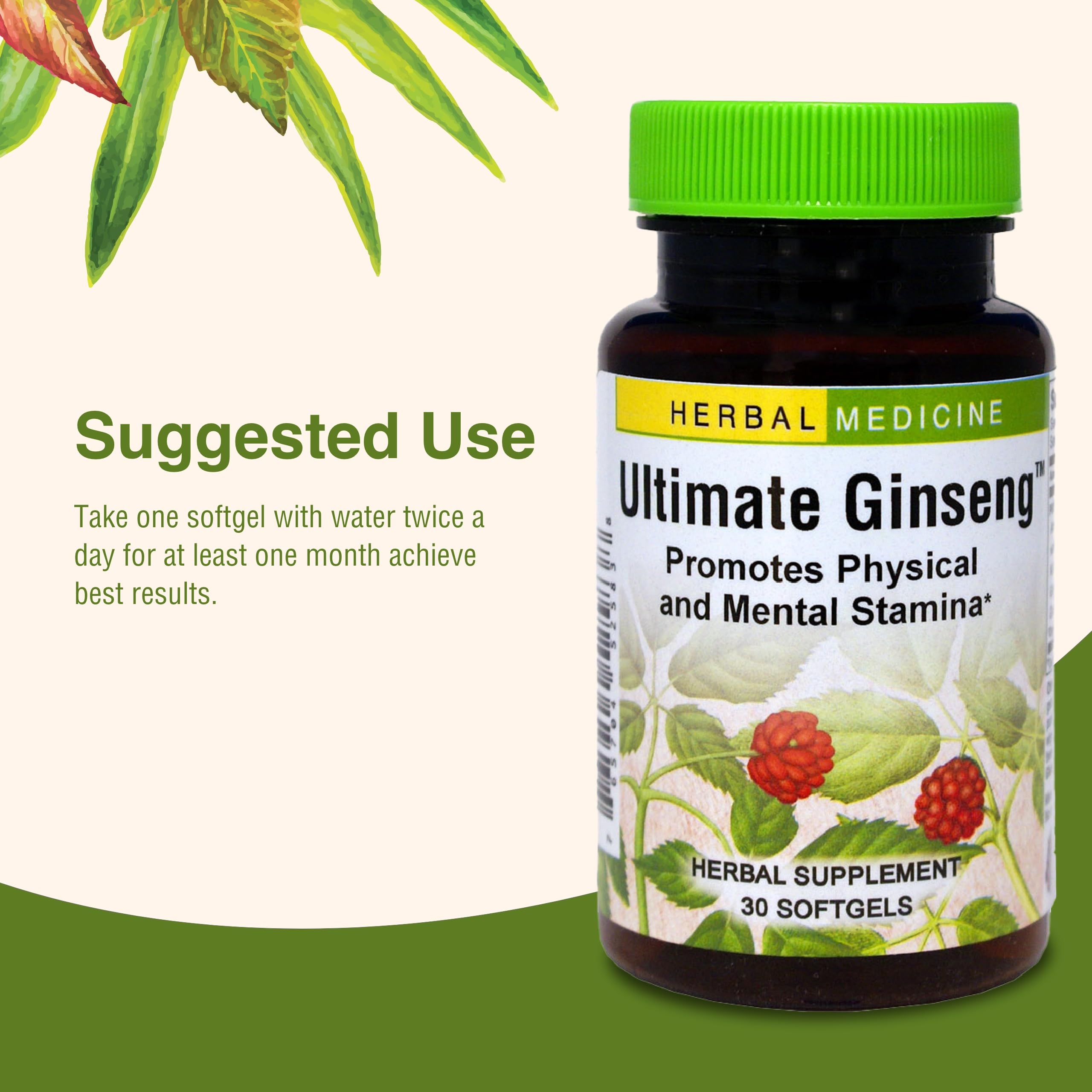 Herbs Etc. Ultimate Ginseng perfil de ingredientes de alta calidad.