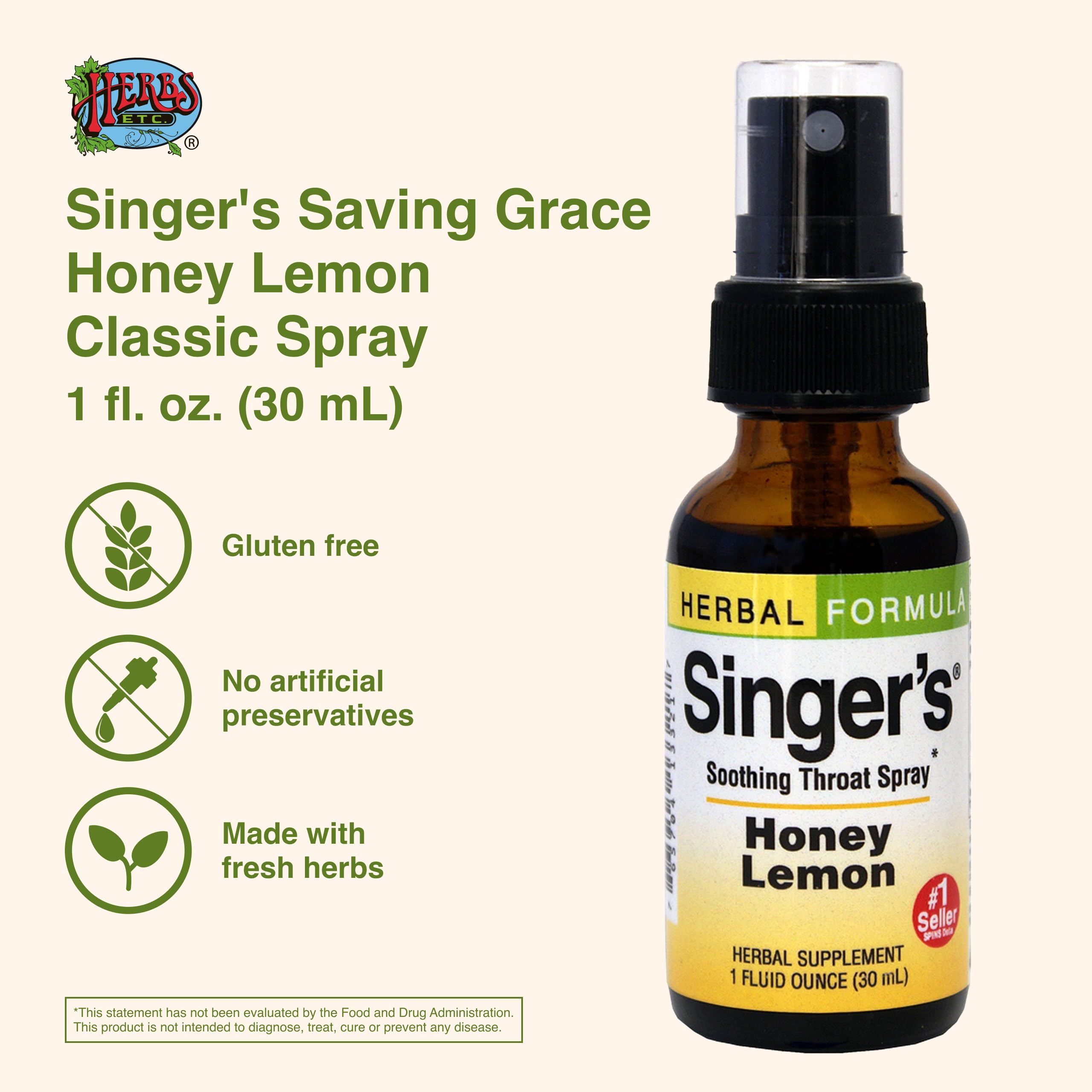 Herbs Etc. Singer's Saving Grace yerba mansa y regaliz para confort herbal