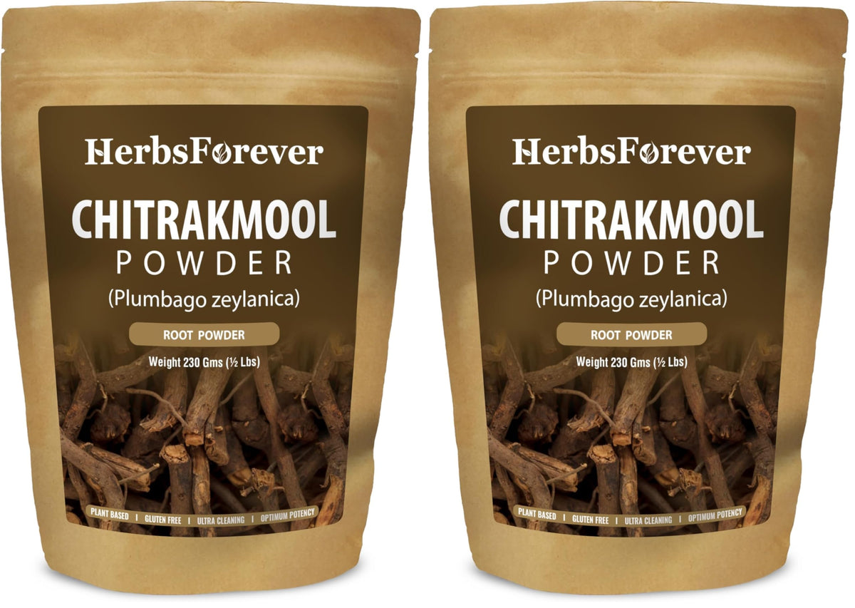 Herbsforever Chitrakmool polvo en bote para apoyo digestivo suave