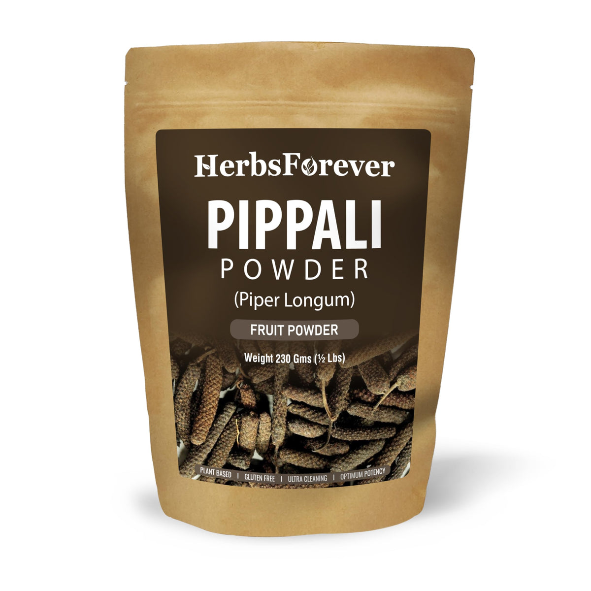 Herbsforever Pippali polvo, envase de 230 g, ideal para cocinar y sazonar.