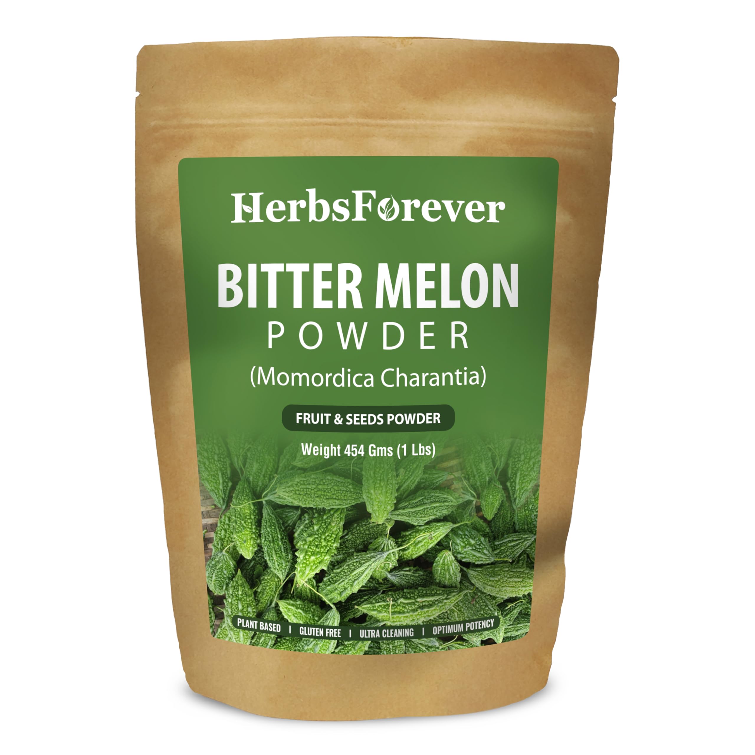 HerbsForever Polvo de Karela para batidos y recetas, sabor y nutrición.