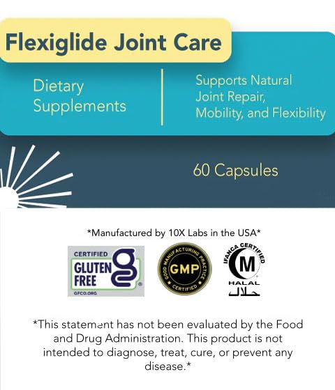 HerbUSA FlexiGlide mezcla Tri-Exa: ayuda natural para movilidad articular