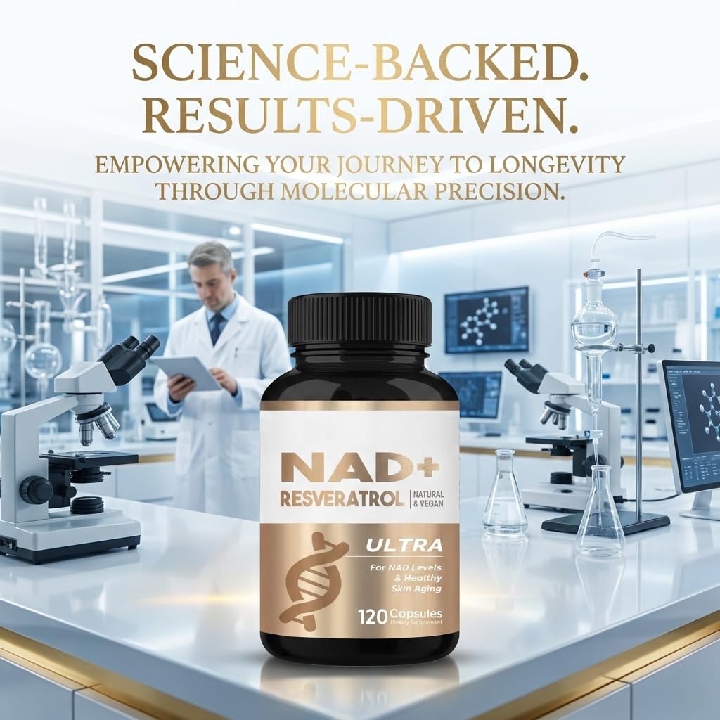 Ritual diario con HerbX NADH-Resveratrol para apoyo suave.