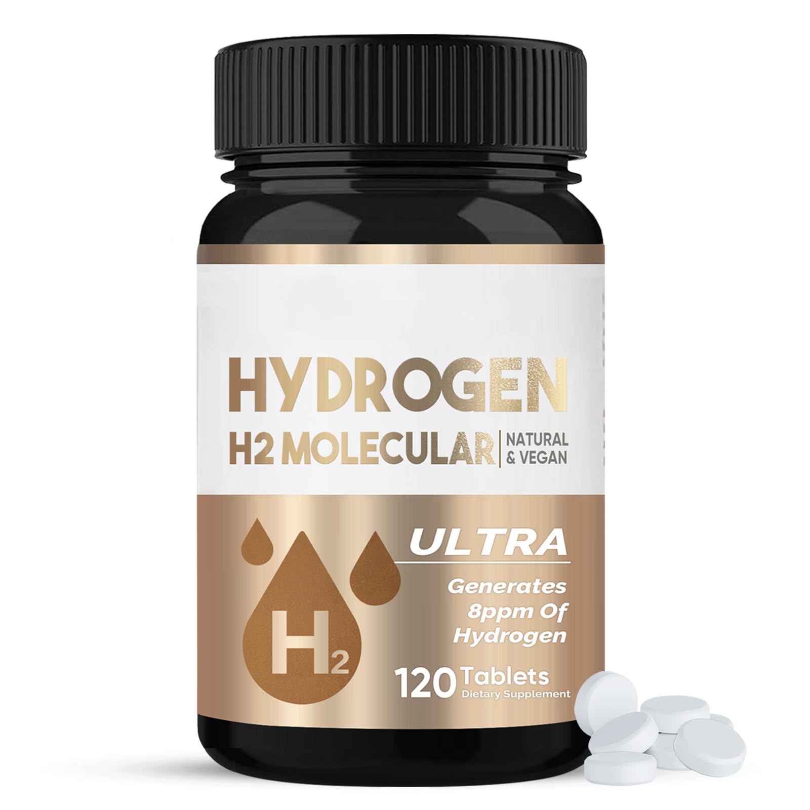 HerbX tableta de hidrógeno se disuelve en agua para hidratación refrescante.