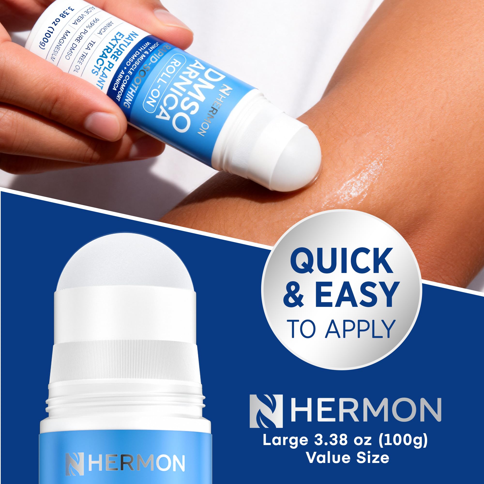 Base de aloe vera refrescante en Hermon DMSO Arnica para piel suave