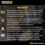 Hero's Pride funda Ballistic con respaldo de gancho y bucle para uso rápido
