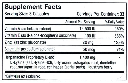Herpanacine Diamond: rutina diaria de suplementación para la piel.