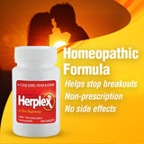 Herplex Premium Tabletas: botella visible para dosificación fácil y cómoda.