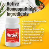 Herplex Premium Tabletas: etiqueta clara para saber cuándo tomar.