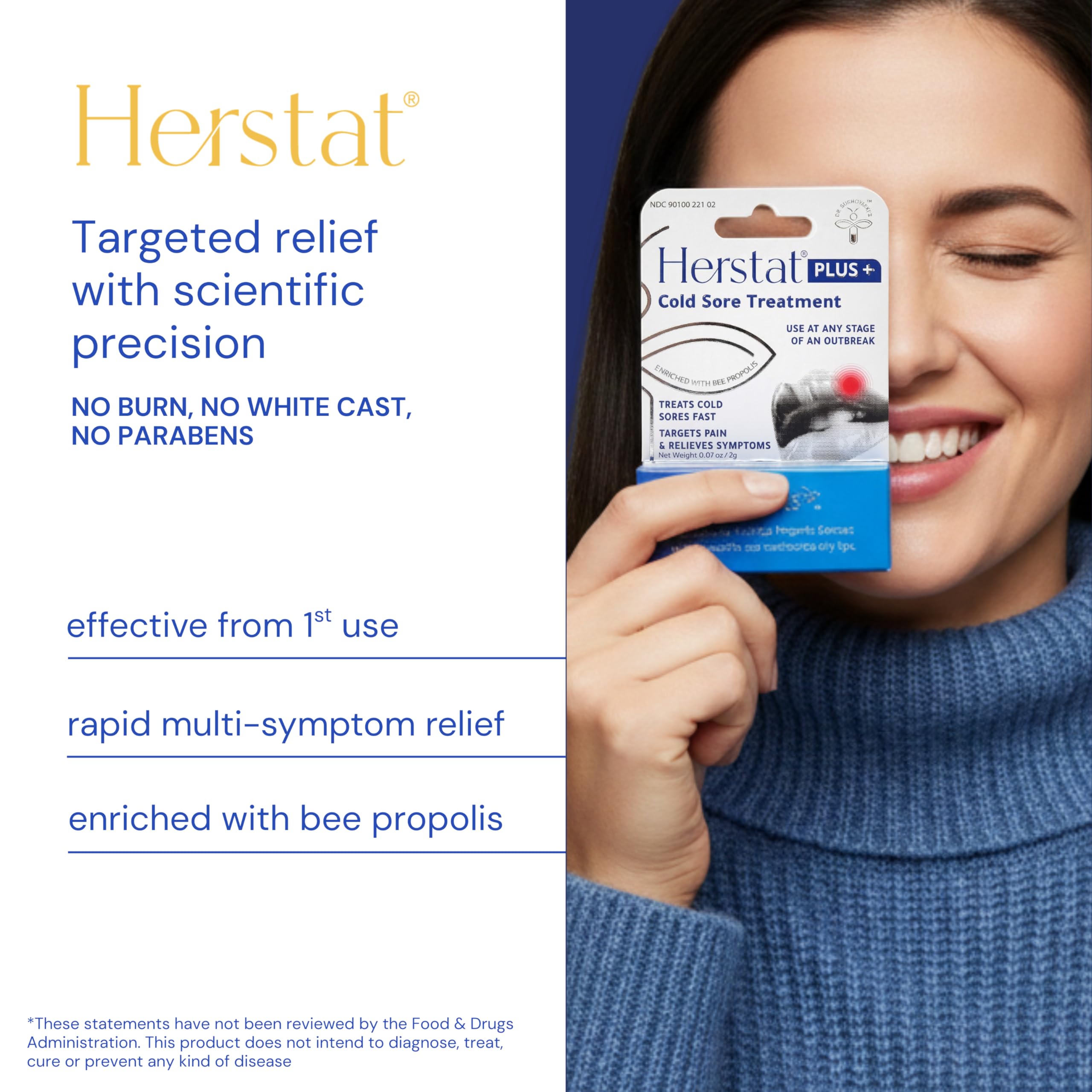Aplicación en zona afectada con Herstat+ para molestias puntuales.