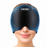 HESEE gorro de alivio en uso para molestias.