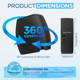 HESEE gorro frío con enfriamiento prolongado para alivio.