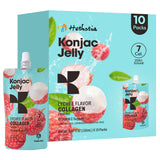 Hethstia Jalea Konjac Lychee dosis para snack rápido y bajo en calorías.