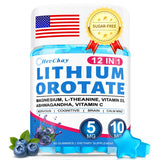HevChay litio orotato 5mg para equilibrio emocional diario, botella en primer plano.