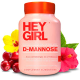 HEY GIRL NUTRITION D-Mannose en frasco: fácil dosis para uso diario.