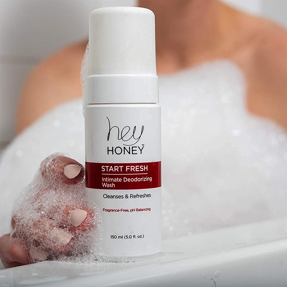 Hey Honey Lavado Íntimo tamaño 5 oz, ideal para casa o viaje