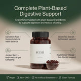 heyremi Debloat Gummies: ingredientes clave visibles para apoyar la digestión suave.