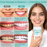 Hgdsyka MCHA polvo blanco, brillo dental suave al cepillarse