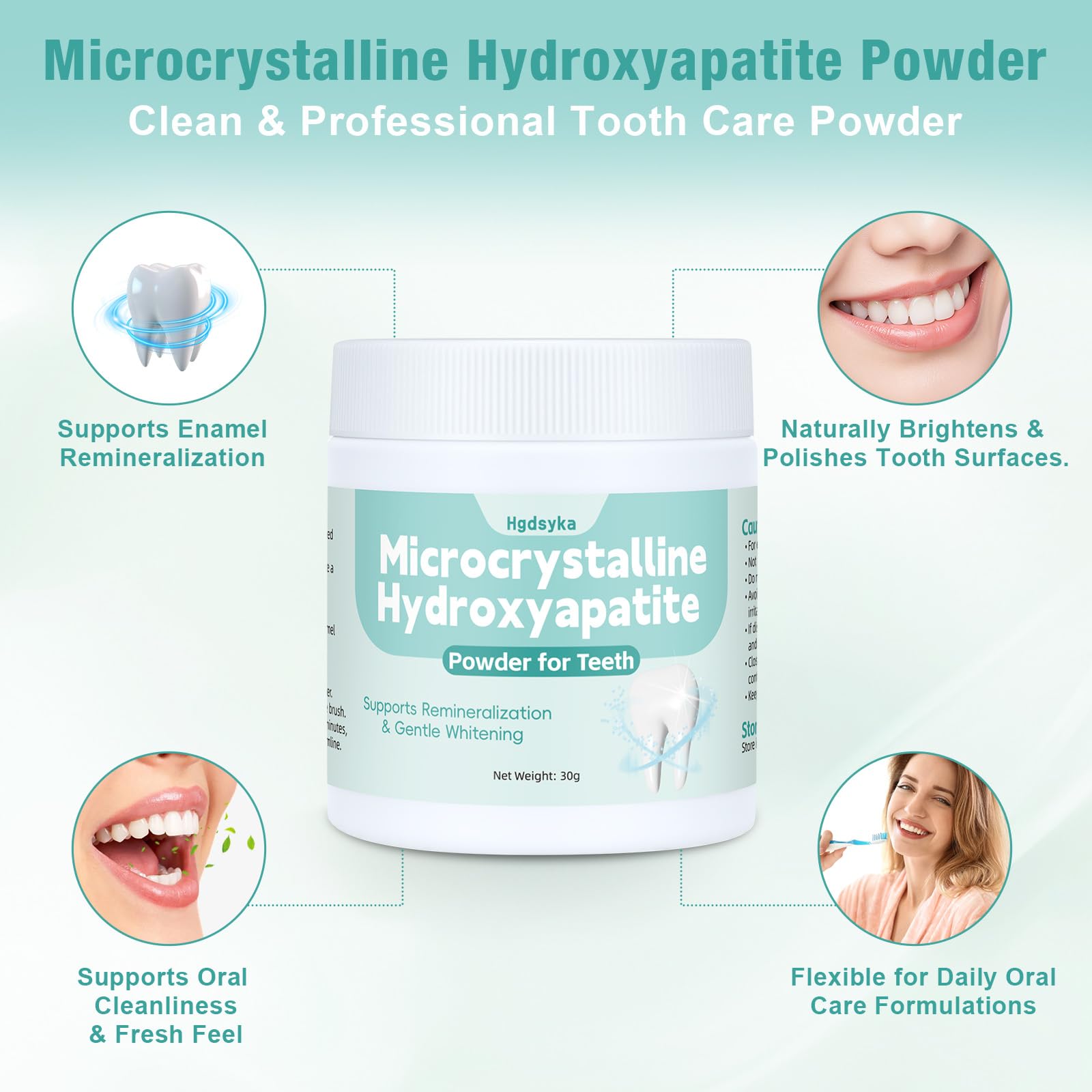 Hgdsyka MCHA textura fina, partículas microcristalinas para limpieza suave