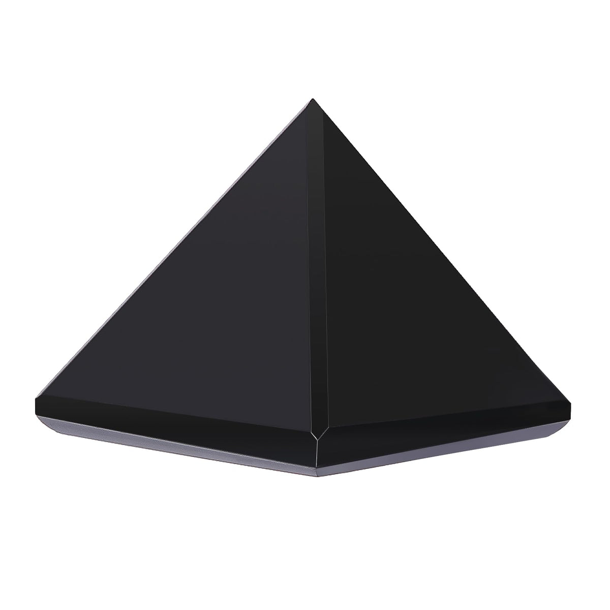 Hguxmcu obsidiana pirámide para meditación, favorece la concentración espiritual.