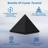 Hguxmcu obsidiana pirámide, regalo espiritual para ocasiones especiales.