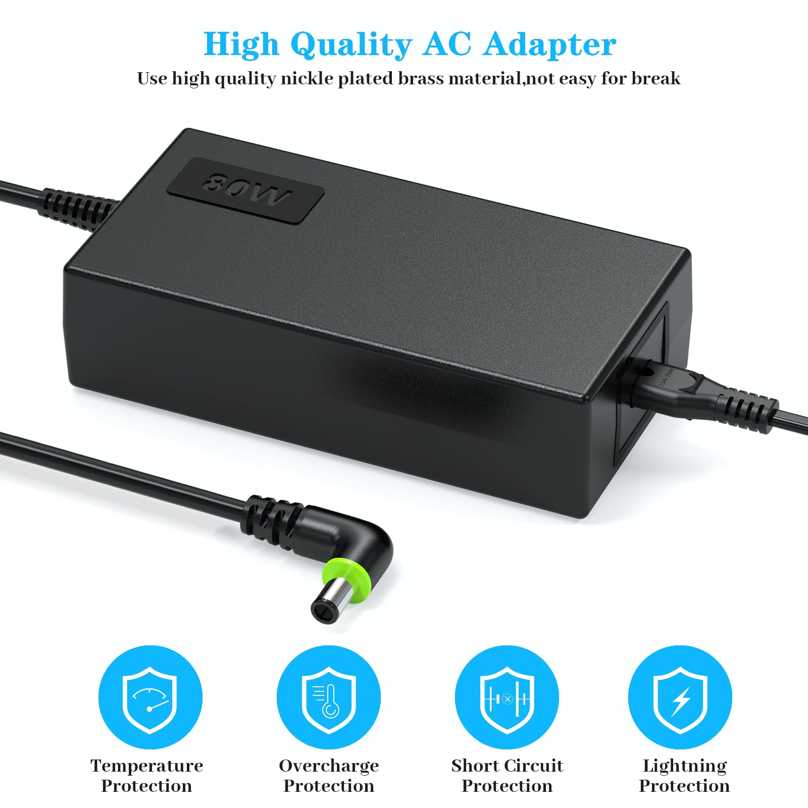 Cargador HHZ 80W para Philips DS500 y DSX510, rendimiento consistente.