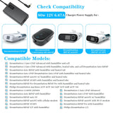 Cargador HHZ 80W para Respironics DreamStation 2 Auto, compatibilidad amplia.