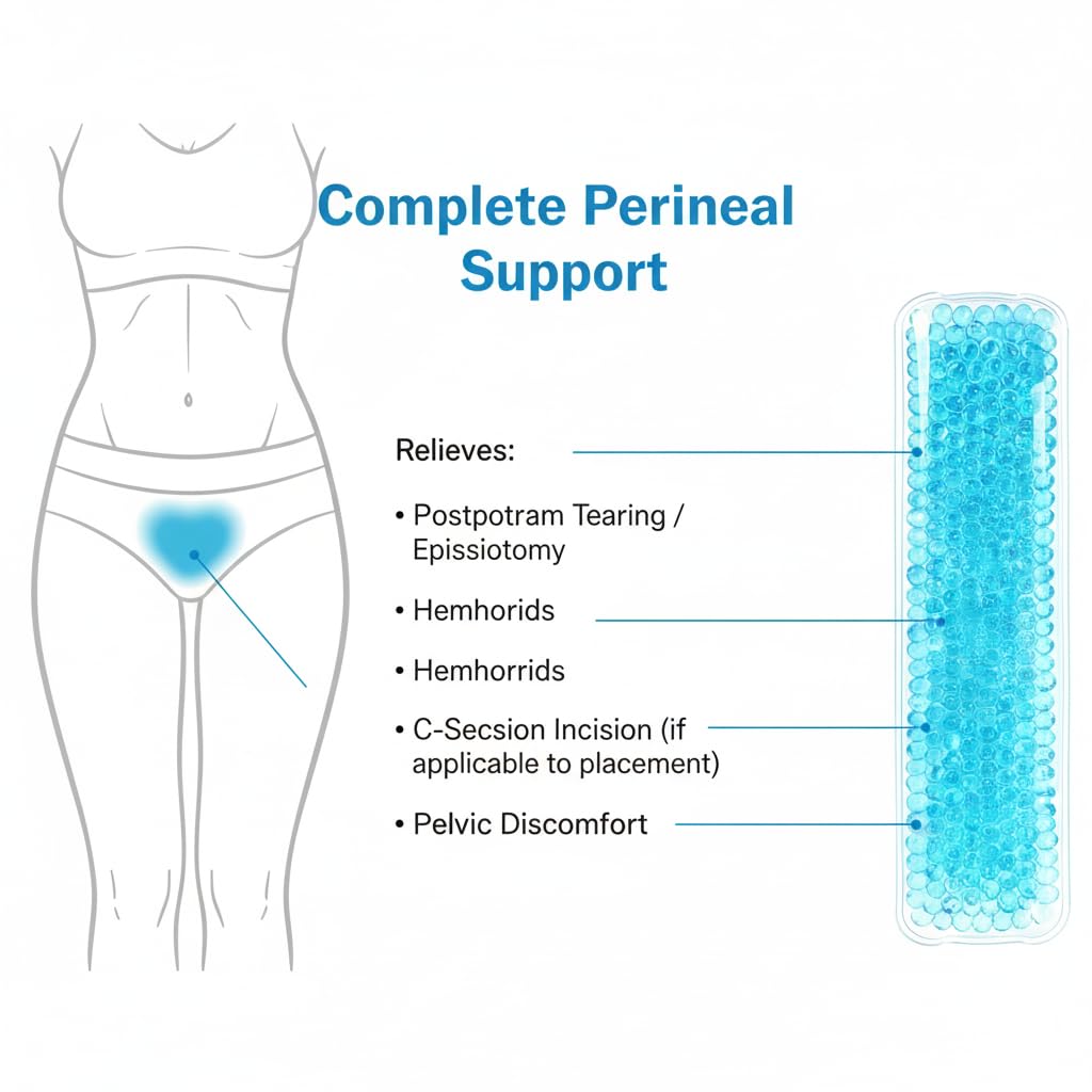 HI FINE CARE - Almohadilla frío-20-minutos, terapia recomendada para reducir hinchazón.