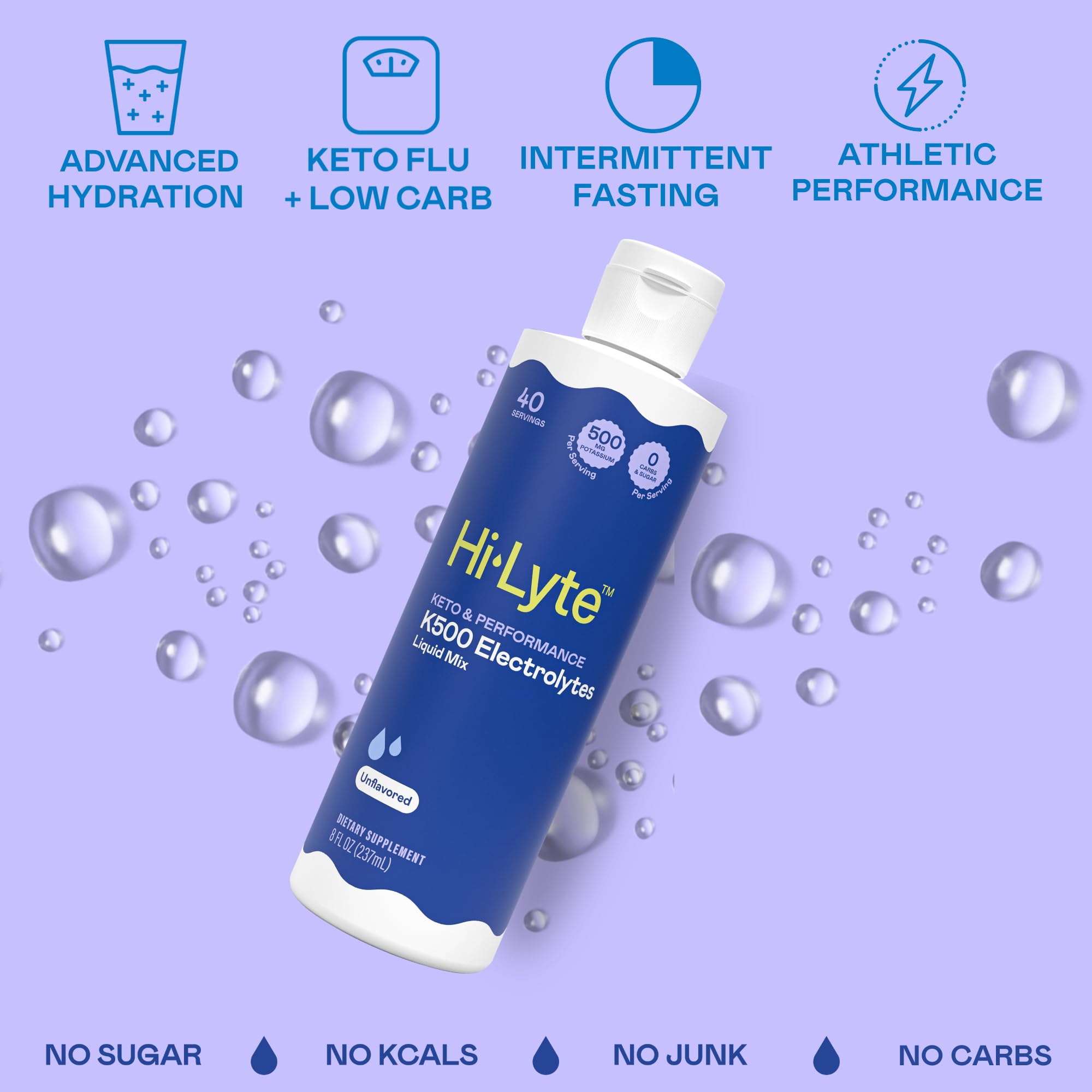 Hi-Lyte K500 ayuda a mantener energía durante entrenamiento y keto.