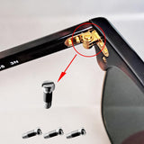 HiCycle2 Ray Ban puente nasal tornillo en plata para ajuste cómodo
