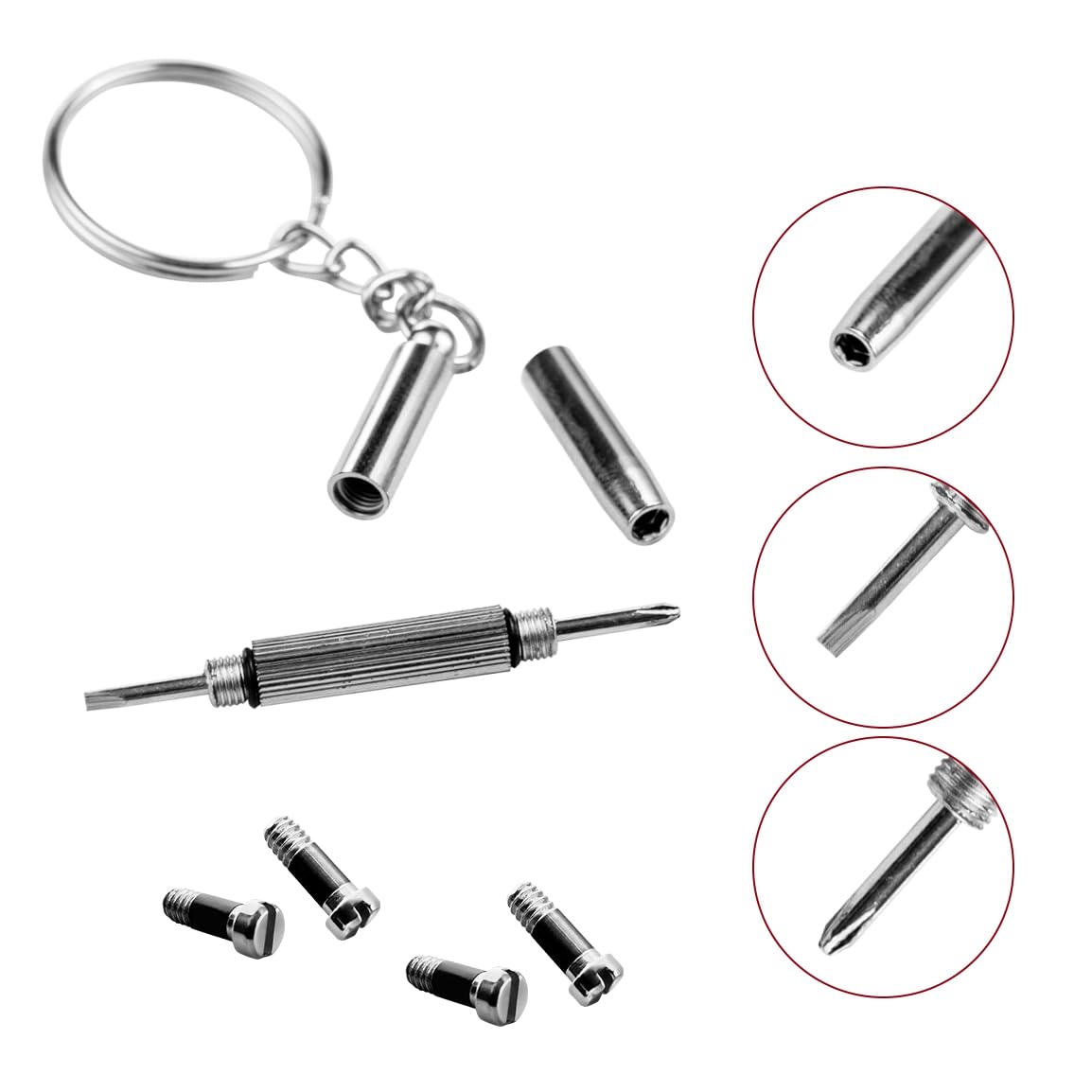 HiCycle2 Ray Ban tornillo trasero de soporte en plata para mayor durabilidad