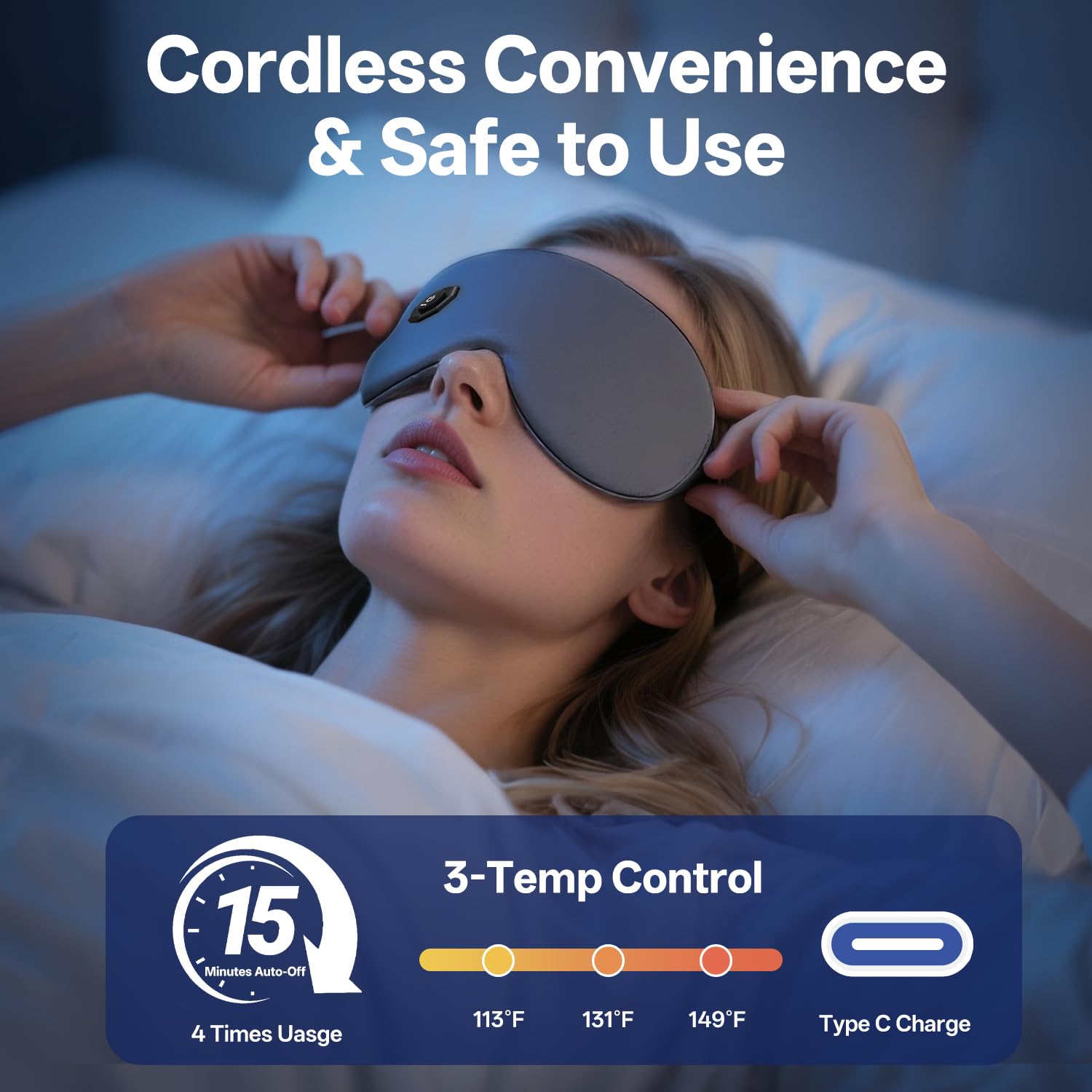 Diseño ligero sin cables, ideal para viajar con HIEYE.