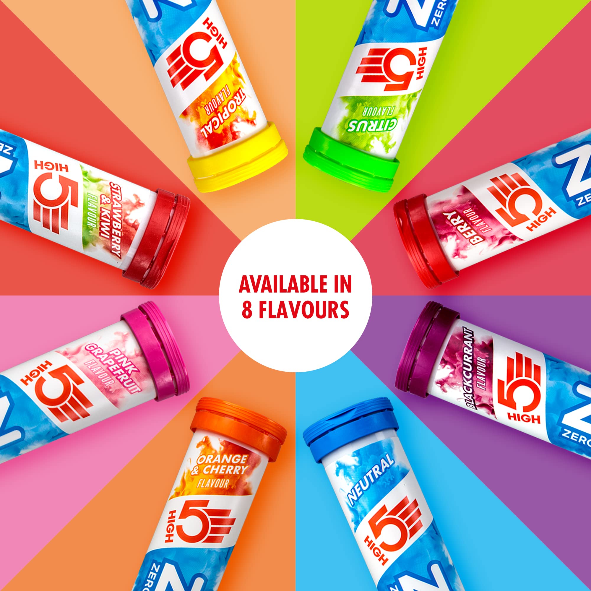 HIGH5 Zero-Berry para apoyo a la quema de grasa durante el ejercicio.