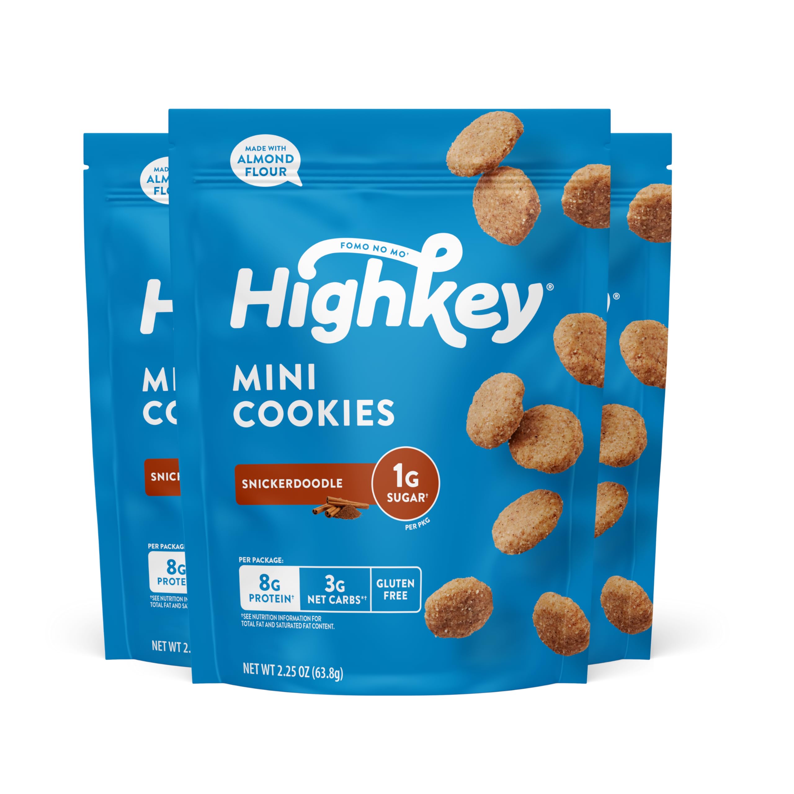 HighKey galleta snickerdoodle baja en carbohidratos para conjunto 3