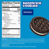 Galletas HighKey sándwich relleno cremoso para disfrutar sin azúcar.