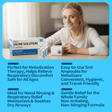 Hiins solución para nebulizador ofrece humedad suave para vías respiratorias.
