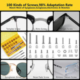 HIKETOLIGHT tornillos magnéticos para gafas, fijación estable y sin óxido.