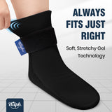 Hilph calcetines gel pie completo gel flexible que se amolda incluso congelado