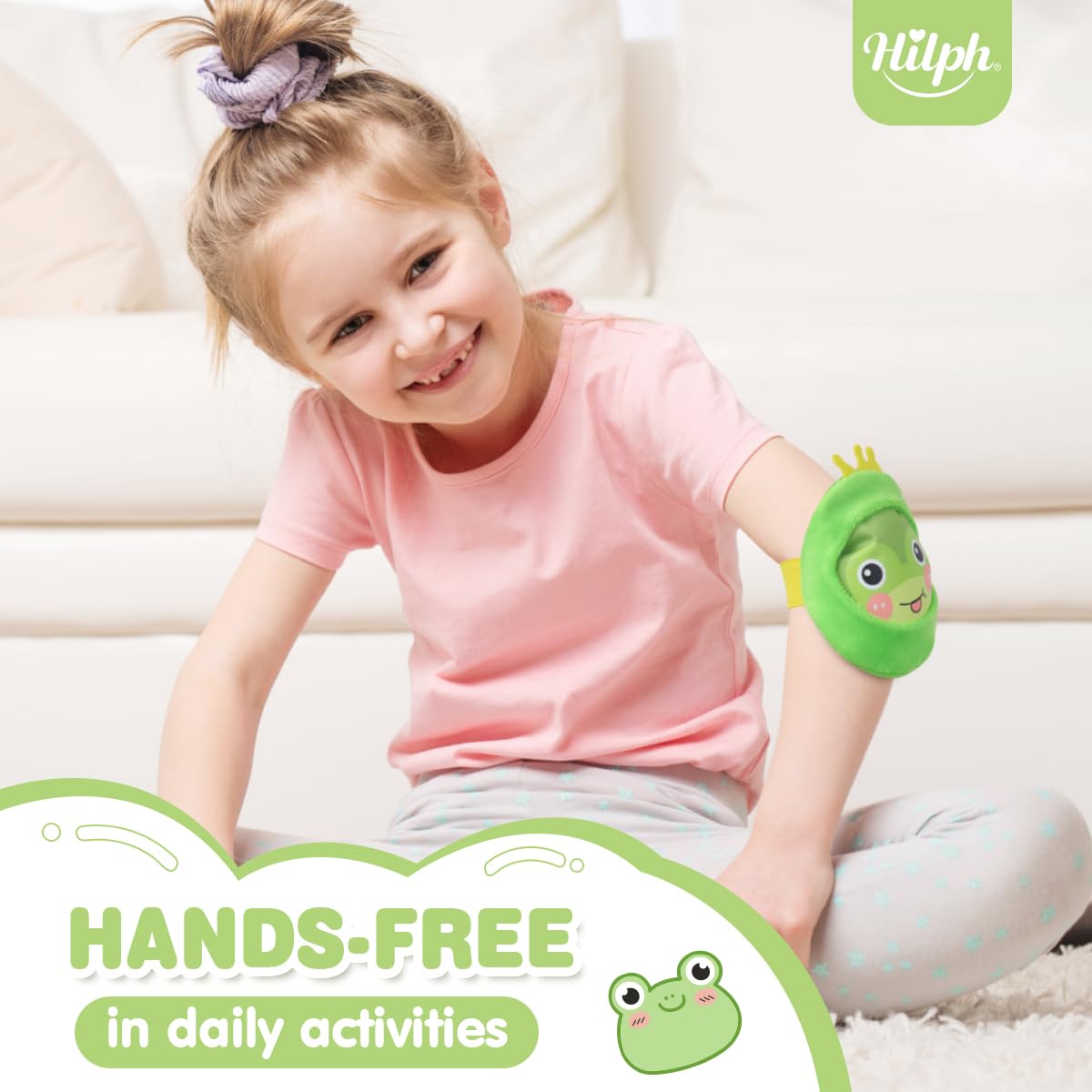Hilph compresas de hielo para niños con diseño de ranas divertidas.