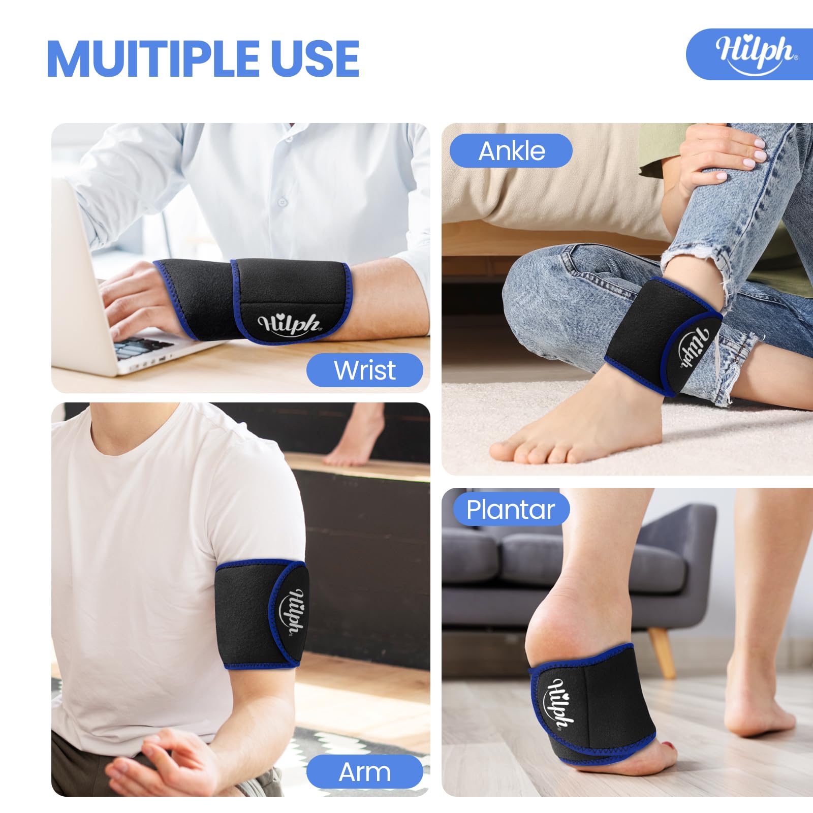 Hilph diseño ergonómico muneca: soporte estable durante el uso diario.