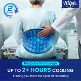 Hilph encaje ergonómico para espalda, ajuste cómodo durante uso activo.
