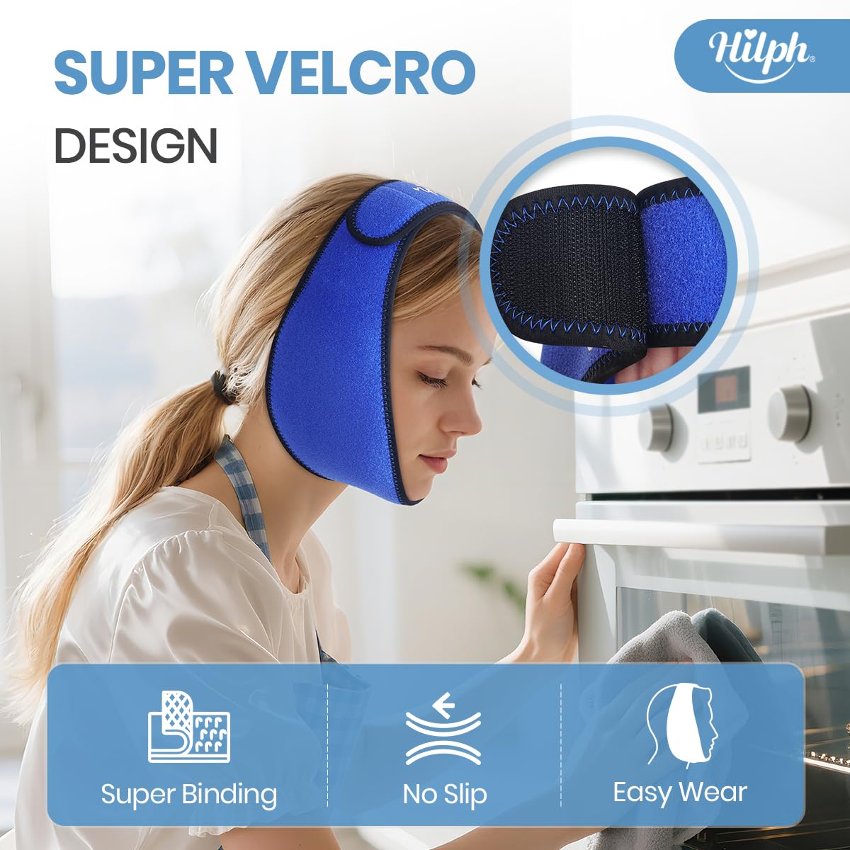 Hilph forro suave evita irritación y mantiene piel seca.