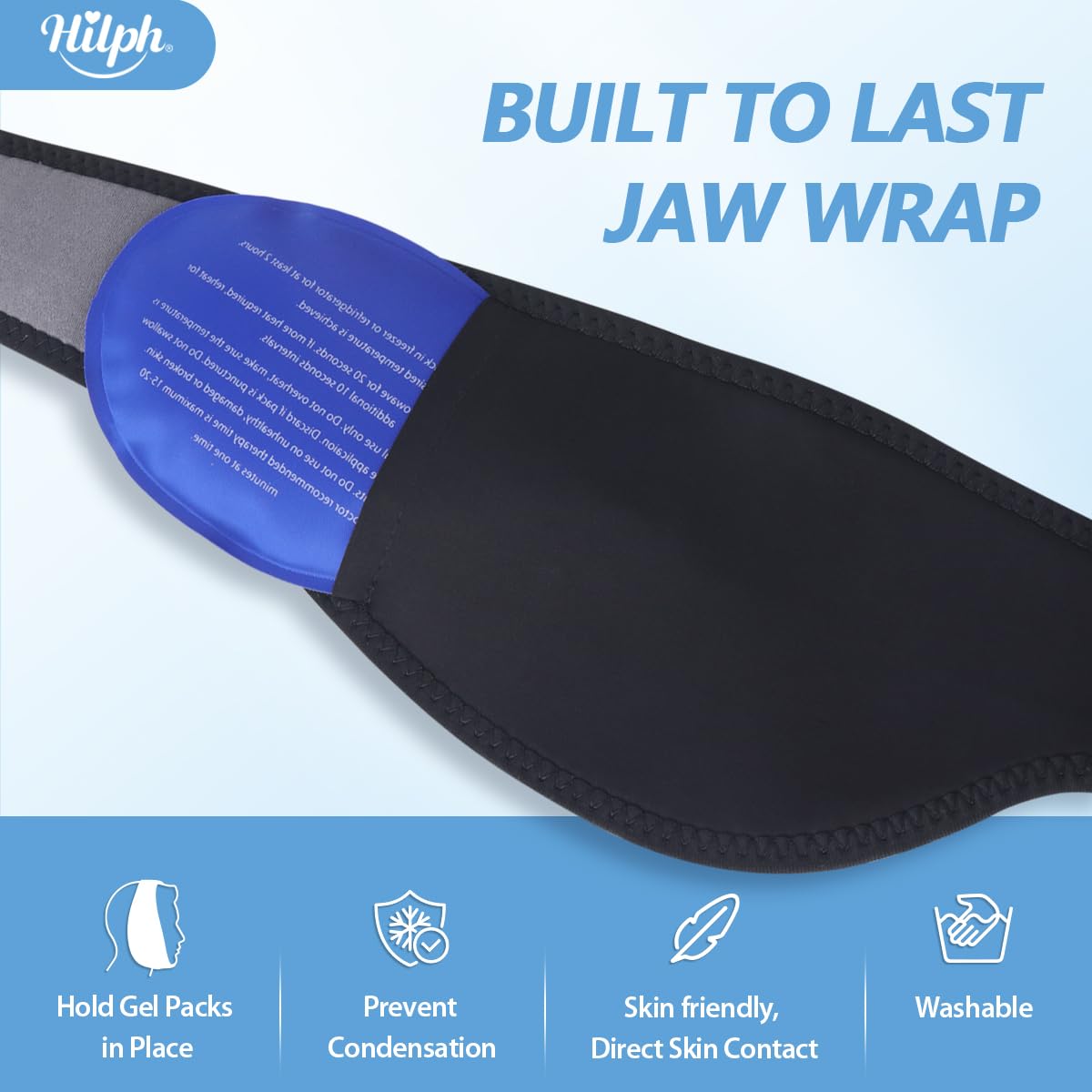 Hilph funda mandibular lavable para limpieza fácil