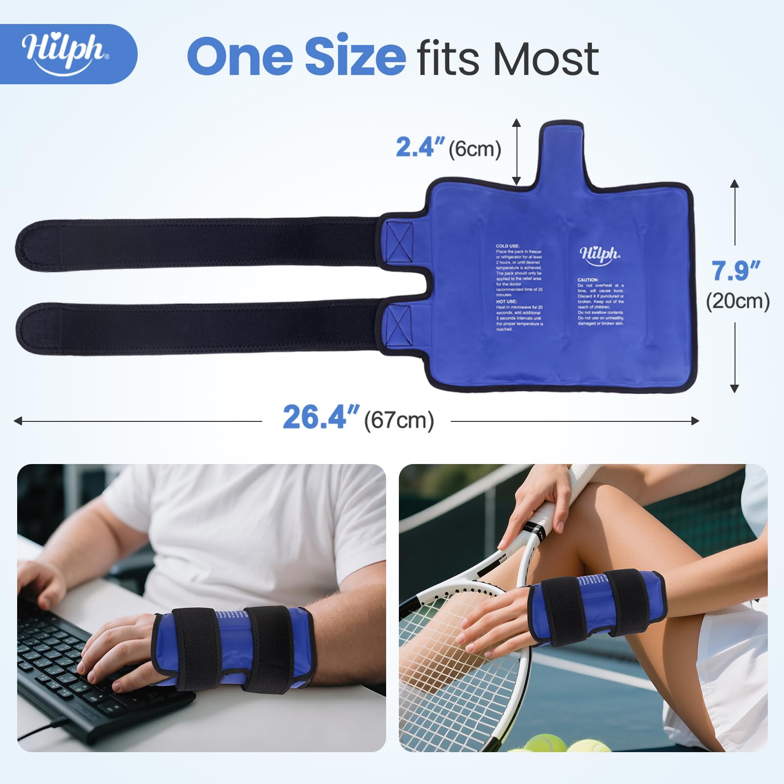 Hilph gel con 30 por ciento más para enfriamiento prolongado