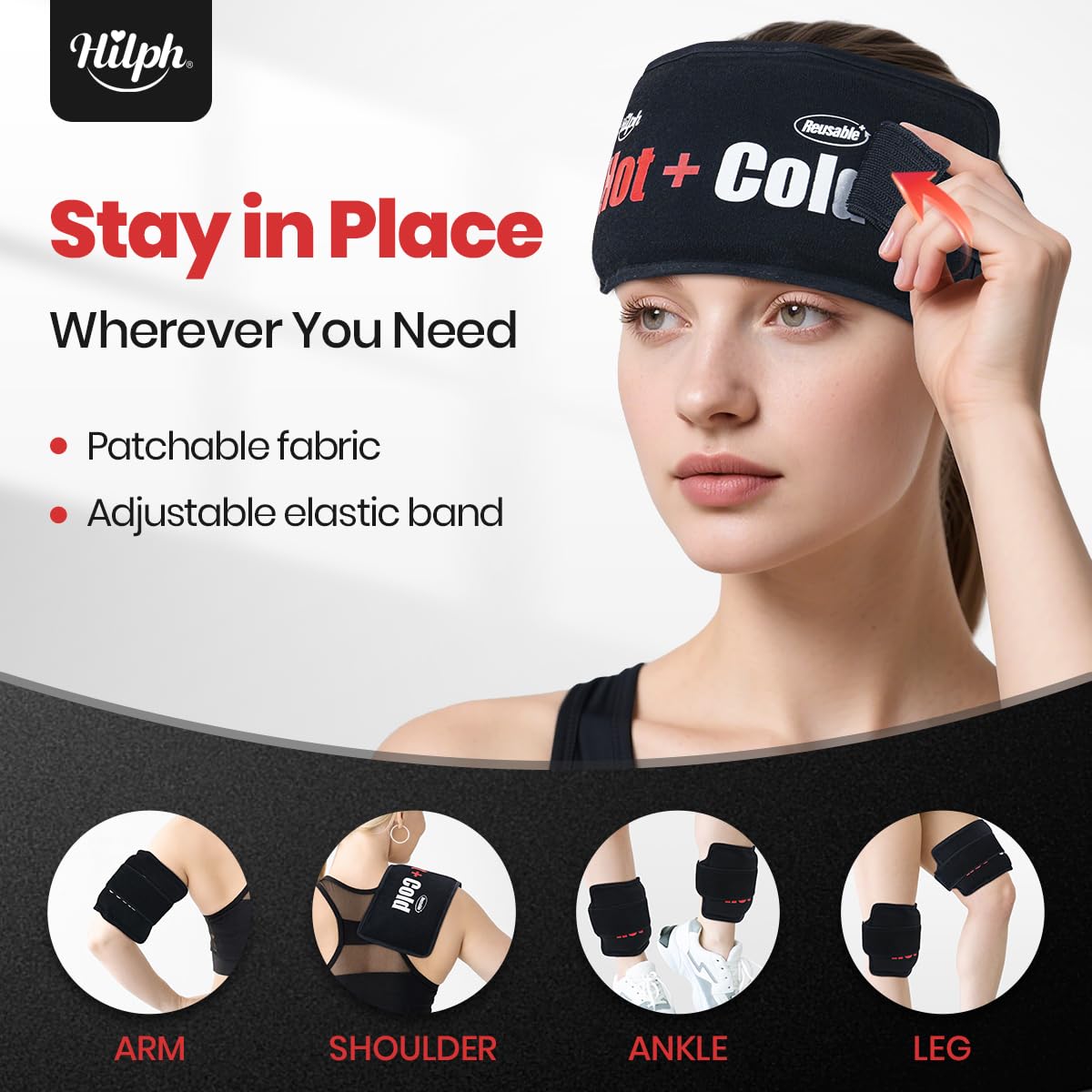 Hilph gel flexible: se adapta a articulaciones sin endurecerse.