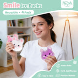 Hilph Kids compresas gel frío con diseño conejito, ideal para niños